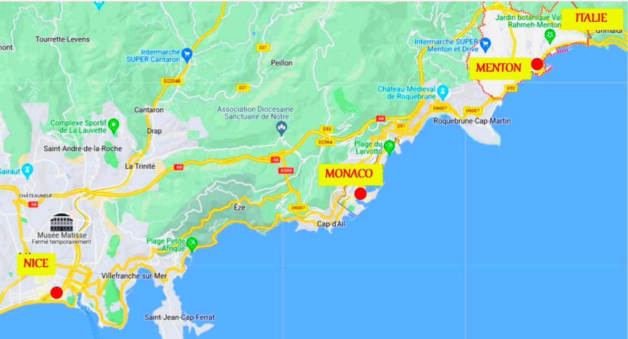 Menton, Centre Historique, Vue Mer 외부 사진